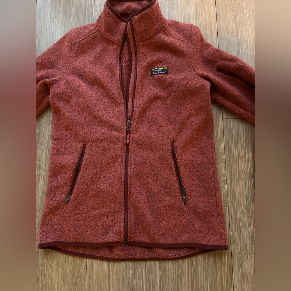 L.L. Bean Women's Maroon Ski Jacket XS - Picture 2 of 6